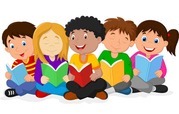 Children reading together