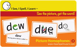 I See, I Spell, I Learn® - Picture Homophones™ Flashcards - Sets 1 & 2 Combo