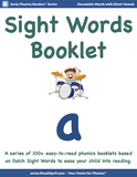 FREE Sight Words Booklets (Based on Dolch & Fry Word Lists & Phonics-based Short Vowels) - PDF Download