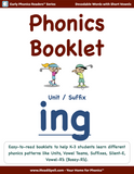 Individual Phonics Patterns Booklets - (PDF Downloads)