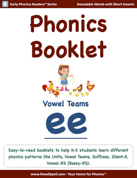 Individual Phonics Patterns Booklets - (PDF Downloads)