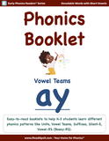 All 32 Phonics Patterns Booklets - Super Bundle - (PDF Downloads)