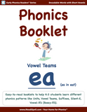 Individual Phonics Patterns Booklets - (PDF Downloads)
