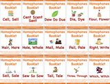 Set 2 Homophones Booklets - 15 Sets of 33 Homophones Words (Individual eBookles)