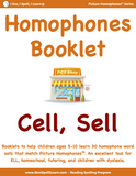BUNDLE 2 Homophones Booklets - 15 Sets of 33 Homophones Words (15 eBooklets)