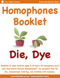BUNDLE 2 Homophones Booklets - 15 Sets of 33 Homophones Words (15 eBooklets)