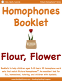 Set 2 Homophones Booklets - 15 Sets of 33 Homophones Words (Individual eBookles)