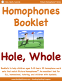 BUNDLE 2 Homophones Booklets - 15 Sets of 33 Homophones Words (15 eBooklets)