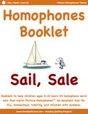 BUNDLE 2 Homophones Booklets - 15 Sets of 33 Homophones Words (15 eBooklets)