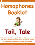 Set 2 Homophones Booklets - 15 Sets of 33 Homophones Words (Individual eBookles)