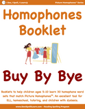 BUNDLE 1 Homophones Booklets - 15 Sets of 33 Homophones Words (15 eBooklets)