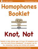 BUNDLE 1 Homophones Booklets - 15 Sets of 33 Homophones Words (15 eBooklets)