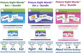 Picture Sight Words™ Bundles - Flashcards, eWorkbooks & eBooklets