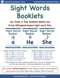 FREE Sight Words Booklets (Based on Dolch & Fry Word Lists & Phonics-based Short Vowels) - PDF Download