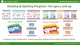 Literacy, Reading, Spelling Tools Bundle - Phonics Readers, Picture Sight Words, Picture Homophones