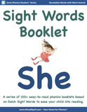 FREE Sight Words Booklets (Based on Dolch & Fry Word Lists & Phonics-based Short Vowels) - PDF Download